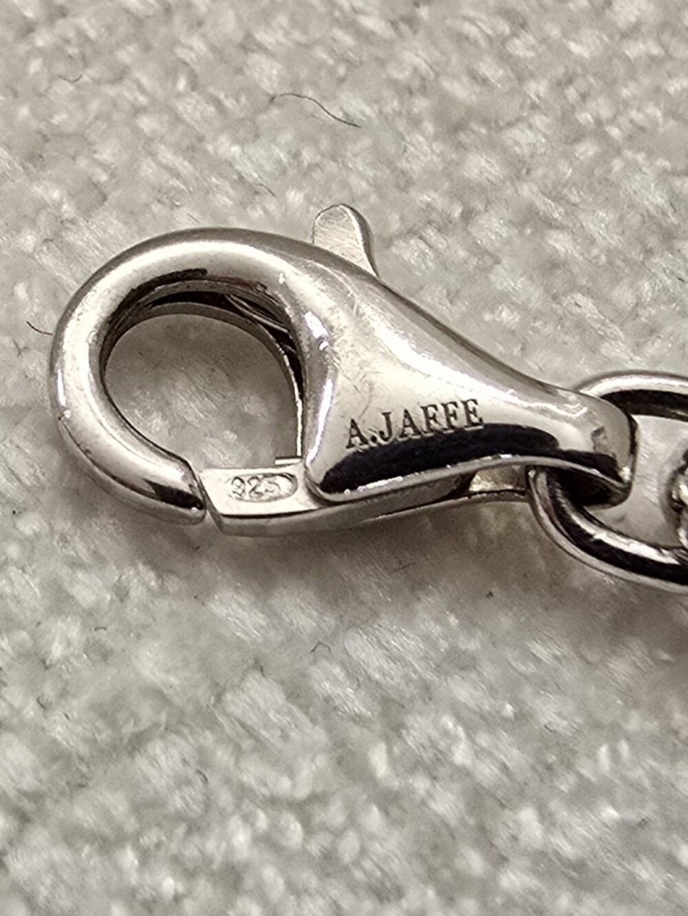 A. JAFFE Chunky Link Chain Bracelet in 925 Sterling Silver 8" - Picture 2 of 4